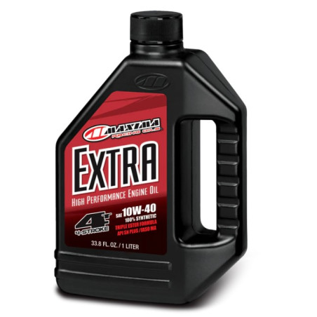 MAXIMA RACING OILS OLEJ SILNIKOWY EXTRA 10W40 100% SYNTHETIC 1 LITR (12) (AKC)