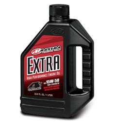 MAXIMA RACING OILS OLEJ SILNIKOWY EXTRA 15W50 100% SYNTHETIC 1 LITR (12) (AKC)