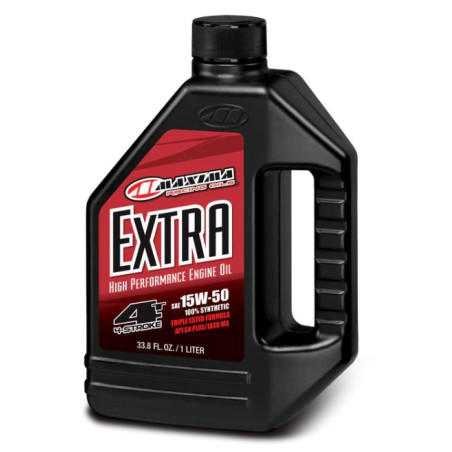 MAXIMA RACING OILS OLEJ SILNIKOWY EXTRA 15W50 100% SYNTHETIC 1 LITR (12) (AKC)