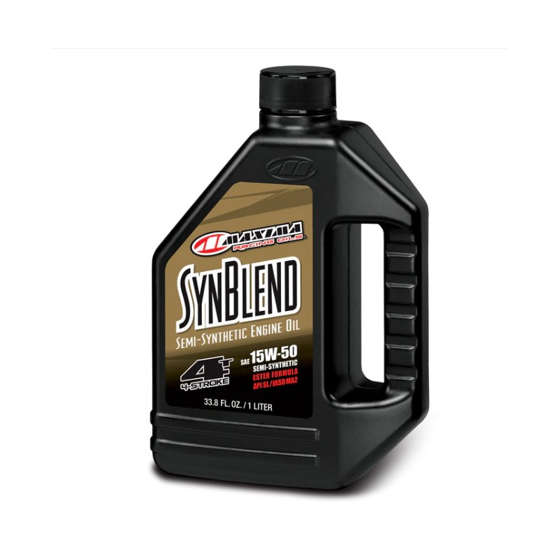 MAXIMA RACING OILS OLEJ SILNIKOWY PÓŁSYNTETYCZNY SYN BLEND ESTER 15W50 1 LITR (12) (AKC)