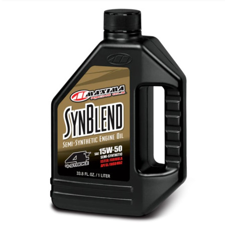 MAXIMA RACING OILS OLEJ SILNIKOWY PÓŁSYNTETYCZNY SYN BLEND ESTER 15W50 1 LITR (12) (AKC)