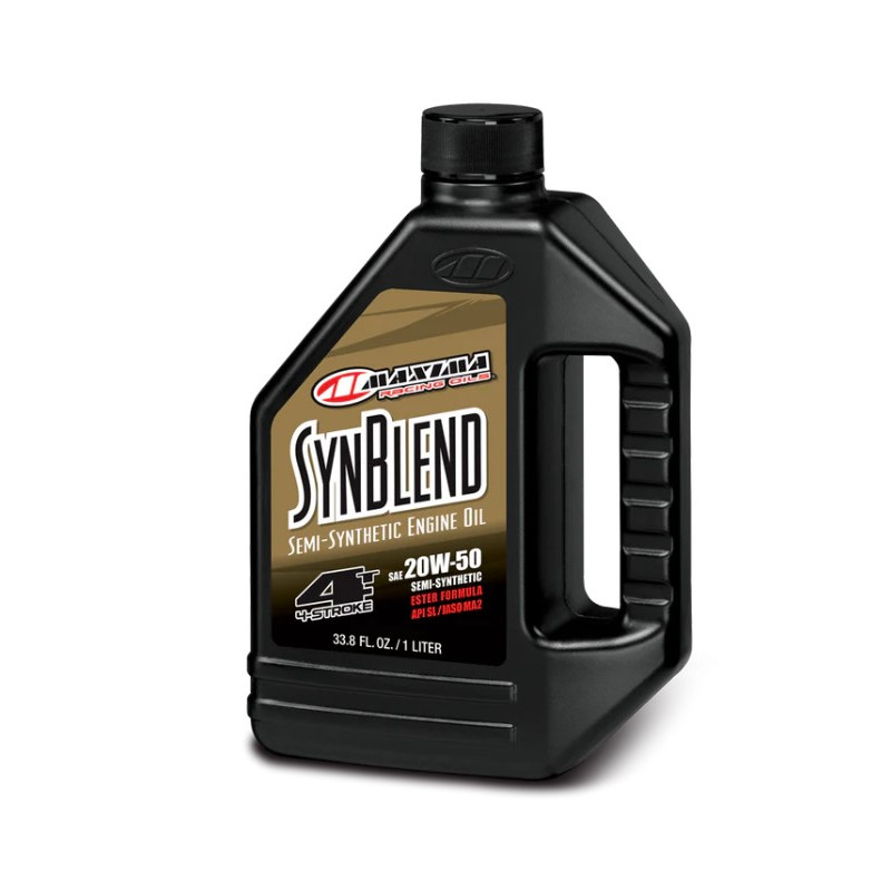 MAXIMA RACING OILS OLEJ SILNIKOWY PÓŁSYNTETYCZNY SYN BLEND ESTER 20W50 1 LITR (12) (AKC)