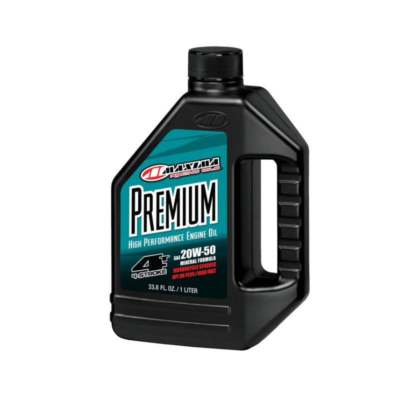 MAXIMA RACING OILS OLEJ SILNIKOWY MINERALNY PREMIUM 20W50 1 LITR (12) (AKC)