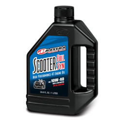 MAXIMA RACING OILS OLEJ SILNIKOWY SYNTETYCZNY SCOOTER FULL SYN 10W40 1 LITR (12) (AKC)