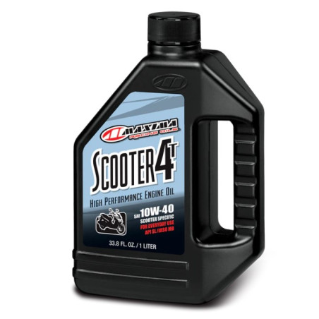 MAXIMA RACING OILS OLEJ SILNIKOWY MINERALNY SCOOTER 4T 10W40 1 LITR (12) (AKC)