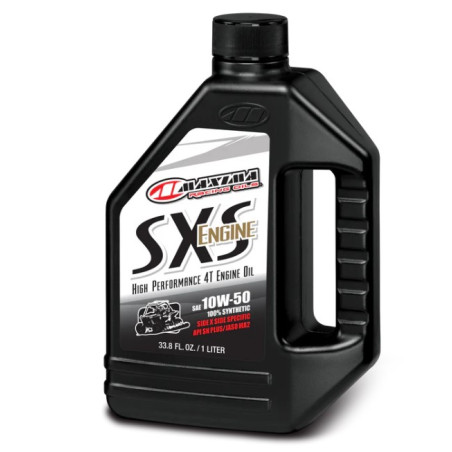 MAXIMA RACING OILS OLEJ SILNIKOWY SYNTETYCZNY SXS ENGINE FULL SYNTHETIC 10W50 1 LITR (12) (AKC)