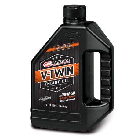 MAXIMA RACING OILS OLEJ SILNIKOWY MINERALNY V-TWIN MINERAL 20W50 1 LITR (12) (AKC)