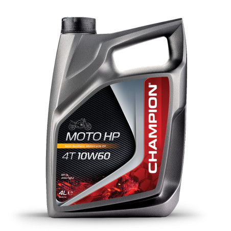 CHAMPION OLEJ SILNIKOWY MOTO HP 4T 10W60 4L MA2 PÓŁSYNTETYCZNY (AKC)