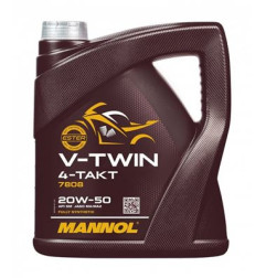 MANNOL OLEJ SILNIKOWY 4T V-TWIN 20W50 4 L MA2 FULL SYNTETYK (JASO MA/MA2, API SL) (4)