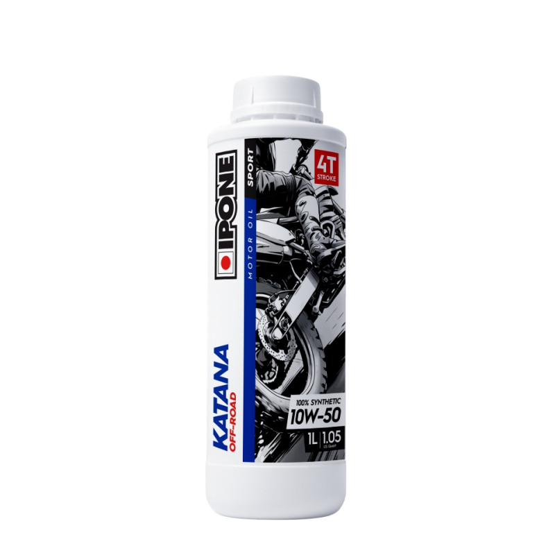 IPONE KATANA OFF ROAD 4T 10W50 OLEJ SILNIKOWY 100% SYNTETYK 1L (ESTER, MA2) (AKC) (15) ZASTĘPUJE 800015