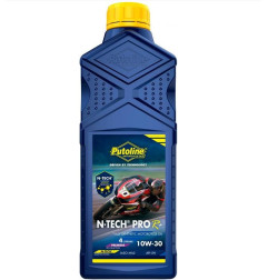 PUTOLINE OLEJ SILNIKOWY 4T 100% SYNTETYK N-TECH® PRO R+ 10W30 1L (AKC)
