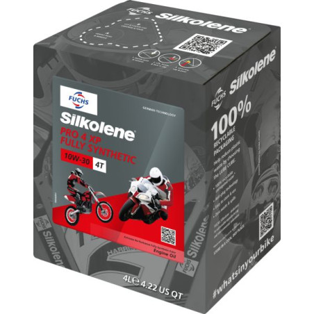 SILKOLENE FUCHS OLEJ SILNIKOWY 100% SYNTETYCZNY ESTER PRO 4 XP 10W30 4L