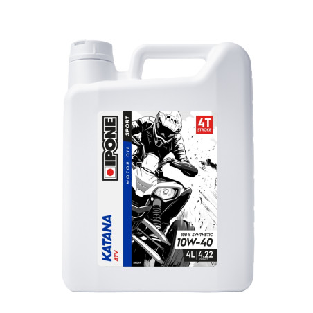 IPONE KATANA ATV 10W40 OLEJ SILNIKOWY 100% SYNTETYK 4L (ESTER, MA2)(AKC)