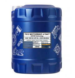 MANNOL OLEJ SILNIKOWY 4T MOTORBIKE 10W40 10L ESTER + MA2 SYNTETYK (7812) (API SN)