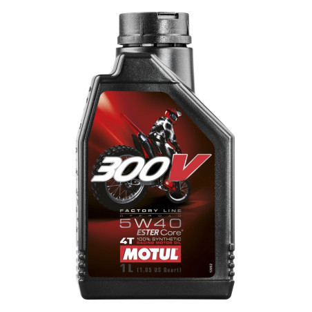 MOTUL OLEJ SILNIKOWY 300V 4T FL OFF ROAD 5W40 1L (SYNTETYCZNY)