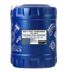 MANNOL OLEJ SILNIKOWY 4T MOTORBIKE 15W50 10L ESTER + MA2 SEMISYNTETYK (7832)