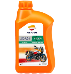 REPSOL OLEJ SILNIKOWY 4T RIDER 20W50 1L MA2 MINERALNY (12) - ZASTĘPUJE RP165Q51