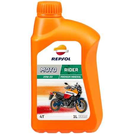 REPSOL OLEJ SILNIKOWY 4T RIDER 20W50 1L MA2 MINERALNY (12) - ZASTĘPUJE RP165Q51