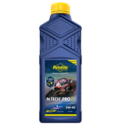 PUTOLINE OLEJ SILNIKOWY 4T 100% SYNTETYK N-TECH® PRO R+ 5W40 1L (AKC)