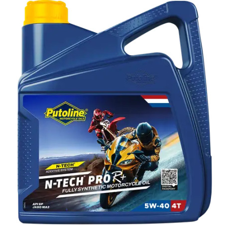 PUTOLINE OLEJ SILNIKOWY 4T 100% SYNTETYK N-TECH® PRO R+ 5W40 4L (AKC)