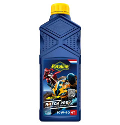 PUTOLINE OLEJ SILNIKOWY 4T 100% SYNTETYK N-TECH® PRO R+ 10W40 1L (AKC)