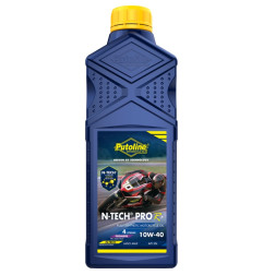 PUTOLINE OLEJ SILNIKOWY 4T 100% SYNTETYK N-TECH® PRO R+ 10W40 1L (AKC)