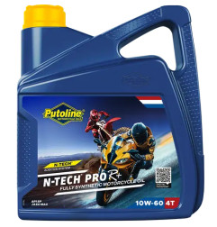 PUTOLINE OLEJ SILNIKOWY 4T 100% SYNTETYK N-TECH® PRO R+ 10W60 4L (AKC)