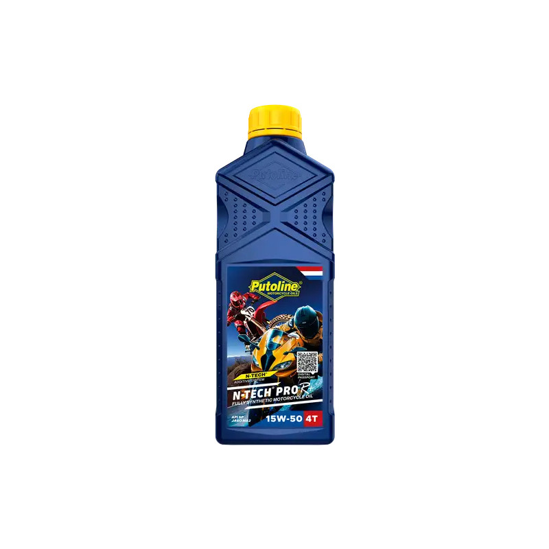 PUTOLINE OLEJ SILNIKOWY 4T 100% SYNTETYK N-TECH® PRO R+ 15W50 1L (AKC)