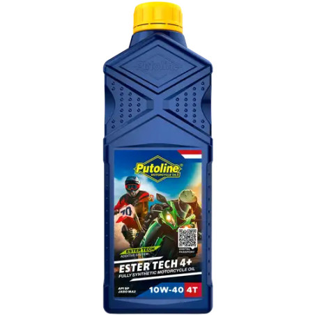 PUTOLINE OLEJ SILNIKOWY 4T ESTER TECH 4+ 10W40 1L (OFF ROAD) (AKC)