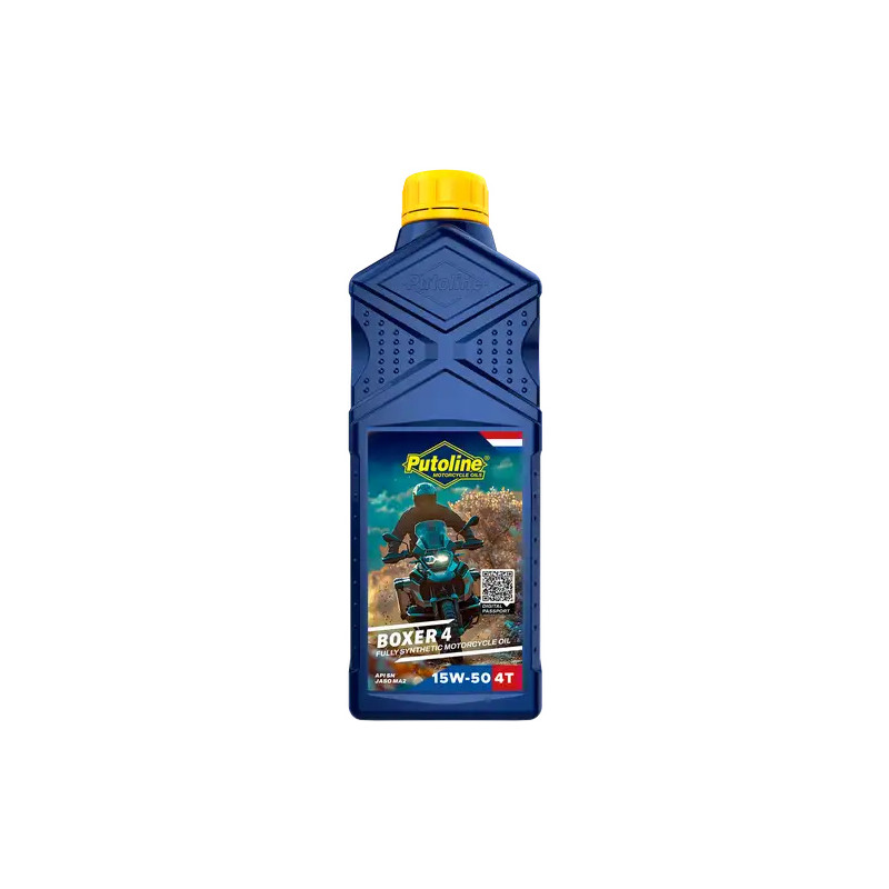 PUTOLINE OLEJ SILNIKOWY 4T 100% SYNTETYK BOXER 4 15W50 1L (AKC)