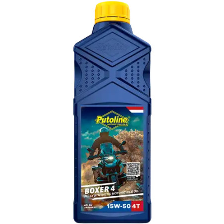 PUTOLINE OLEJ SILNIKOWY 4T 100% SYNTETYK BOXER 4 15W50 1L (AKC)