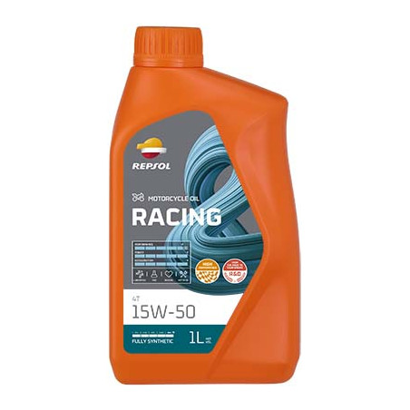 REPSOL OLEJ SILNIKOWY 4T RACING 15W50 1L MA2 SYNTETYCZNY (12) ZASTĘPUJE RP160M51