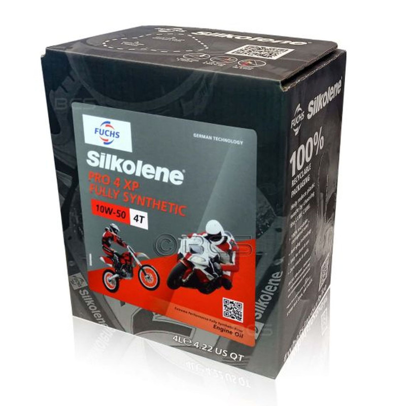 SILKOLENE FUCHS OLEJ SILNIKOWY 100% SYNTETYCZNY ESTER PRO 4 XP 10W50 4L (NT)