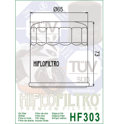 HIFLO FILTR OLEJU HF 303 (50)