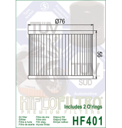 HIFLO FILTR OLEJU HF 401 HONDA/ KAWASAKI/ YAMAHA (50)