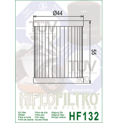 HIFLO FILTR OLEJU HF 132 ARCTIC CAT, KAWASAKI, SUZUKI DR 125/ AN250, 400, YAMAHA (50)