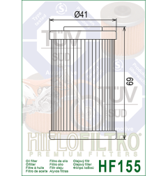 HIFLO FILTR OLEJU HF 155 KTM SX/EXC/LC4 DUKE 125/200/390/620/640/690 (50)
