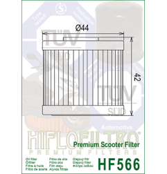 HIFLO FILTR OLEJU HF 566 KYMCO 125/150/200/300 SKUTERY (50)