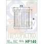 HIFLO FILTR OLEJU HF 140 YAMAHA YZF 250 '09-'20, MT 125 '15-'19, YZF 450 '09-'20, WRF 250/450 09-20, YFZ, YBR, YFM 250 (50)