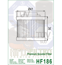 HIFLO FILTR OLEJU HF 186 APRILIA SCARABEO 125/200 (50)