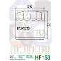 HIFLO FILTR OLEJU HF 153 DUCATI MONSTER ST/GT/MULTISTRADA (50)