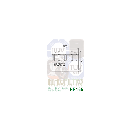 HIFLO FILTR OLEJU HF 165 BMW F 800 S/ST 06-13 (50)