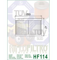 HIFLO FILTR OLEJU HF 114 HONDA TRX 420 09-15 (50)