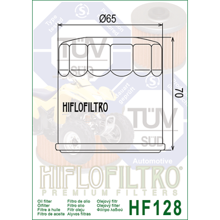 HIFLO FILTR OLEJU HF 128 KAWASAKI 300/620 (50)