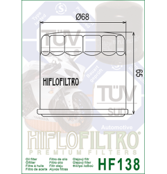 HIFLO FILTR OLEJU HF 138C GSX/GSXR/SV/TL/VZ/VS/DL CHROM (50)