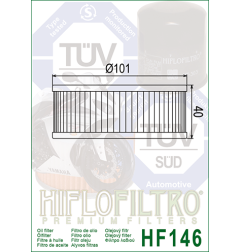 HIFLO FILTR OLEJU HF 146 V-MAX 1200, XS 750/850/1100 (50)