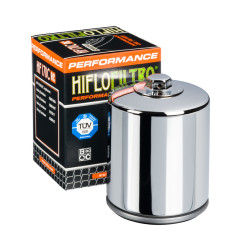 HIFLO FILTR OLEJU HF170CRC RACING HARLEY-DAVIDSON CHROMOWANY