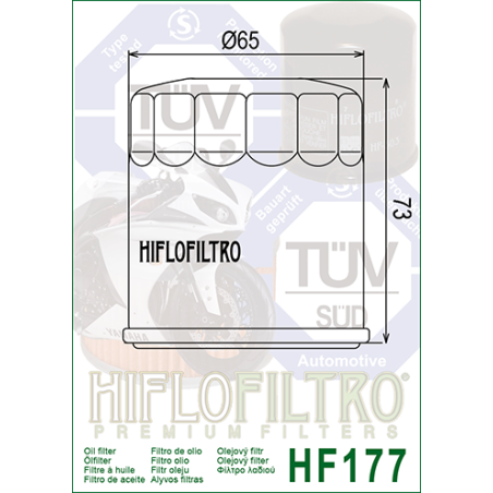 HIFLO FILTR OLEJU HF 177 BUELL 500/900/1200 (50)