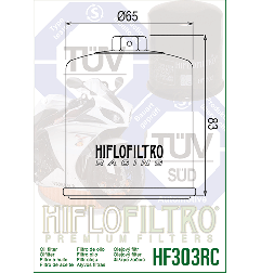 HIFLO FILTR OLEJU HF 303 RACING NAKRETKA 17MM (50)