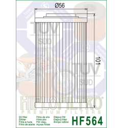 HIFLO FILTR OLEJU HF 564 CAN-AM 990 SPYDER`08-12 (50)